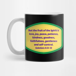 Bible Verse Galatians 5:22-23 Mug